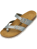 Palado Pantoletten Cres Metallic in Olive