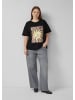 QS T-Shirt  in  99D0_schwarz