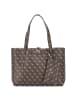 Guess Eco Brenton Shopper Tasche 36 cm in brown logo