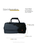 Travel n meet Travel N Meet Sporttasche Spinnstoff, Polyester grau ca. 50cm