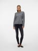 Vero Moda Strickpullover in Medium Grey Melange