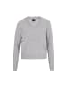 DreiMaster Women Sweater in light grey melange