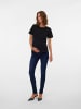 mama licious Umstandsjeans mit Slim Fit in Dark Blue Denim