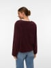 Vero Moda Teddyfell Jacke in Winetasting