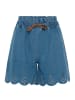 SAINT TROPEZ Shorts RozlynnSZ A-shape in Medium Blue Denim