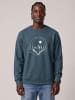 wat? Apparel Sweatshirt Wanderlust at night in Petrol