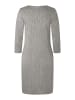 More & More schmales, kariertes 3/4-Arm-Jerseykleid in mini check
