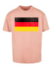 F4NT4STIC T-Shirt Germany Deutschland Flagge distressed in amber