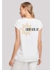 F4NT4STIC Extended Shoulder T-Shirt Sunny side up in weiß