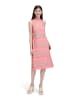 CARTOON Midikleid mit Stehkragen in Rosa/Taupe