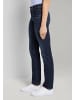 Tom Tailor Straight Bleached Jeans Regular Fit Denim Hose aus Baumwolle ALEXA in Dunkelblau