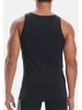 Adidas Sportswear Unterhemd / Tanktop Active Flex Cotton 3 Stripes in Schwarz