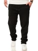 DAILY COTTON Jogginghose - im Straight-Fit als Lange Sweatpants Trainingshose in Schwarz