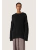 Soaked in Luxury Strickpullover SLBabbette Lockere Passform in Black
