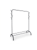 relaxdays Kleiderständer in Schwarz - (B)110 x (H)148 x (T)40 cm