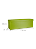 relaxdays Faltbare Sitzbank in Grün - (B)114 x (H)38 x (T)38 cm
