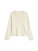 Marc O'Polo V-Neck-Pullover loose in Smokey Sands