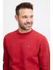 FQ1924 Rundhalspullover FQWILLIAM crew neck logo sweat in Rot