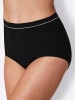 WITT WEIDEN Taillenslip in 5x schwarz-grau-meliert + 5x grau-meliert-zitrone