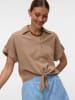 Vero Moda Jeanshemd in Silver Mink