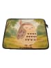 Mr. & Mrs. Panda Notebook Tasche Eule Federschmuck Design ohne S... in Weiß