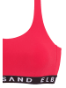 ELBSAND Bustier-Bikini in rot