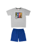 Marvel Marvel The Avengers Schlafanzug -  Kurzarm in blau/grau