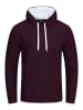 behype Kapuzensweatshirt NATHANAEL in Bordeaux