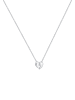 Elli DIAMONDS  Halskette 925 Sterling Silber Herz in Silber