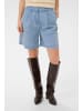 Soaked in Luxury Shorts SLAdelita Straight fit in Light Blue Denim