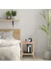 relaxdays Beistelltisch in Natur - (B)40 x (H)50 x (T)40 cm