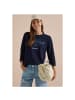 Cecil Langarmshirt in urban dark blue