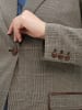 sheego Blazer in schoko-cognac-kariert