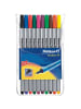 Pelikan Fineliner 96 EF 0.4mm sortiert Packung mit 10 Farben