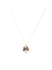 Luxenter Halskette Budleia mit 18 Karat Gelbgold-Finish – BUDLEIA