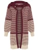 Kangaroos Kapuzenstrickjacke in bordeaux