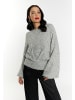 faina Damen Strickpullover in Hellgrau Melange