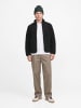 Jack & Jones Teddyfell Jacke in Black
