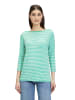 Betty Barclay Ringelshirt mit U-Boot-Ausschnitt in Green/Cream