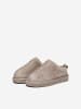 ONLY Hausschuhe in Taupe Gray