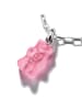 Thomas Sabo Charm-Goldbären-Anhänger In Pink Connect in silber, pink