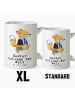 Mr. & Mrs. Panda steingut tasse Fuchs Bester Kollege der Welt mi... in Weiß