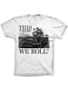 Batman T-Shirt "This Is How We Roll Big Tall T-Shirt" in Weiß
