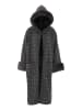 Usha Women Poncho in Dunkelgrau