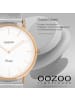 Oozoo Analog-Armbanduhr Oozoo Vintage Series silber groß (ca. 44mm)