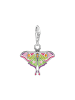 Thomas Sabo Charm-Anhänger Bunter Nachtfalter in silber, bunt
