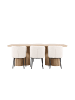 ebuy24 Essgruppe Olivia (7-teilig) Natur 100 x 210 cm