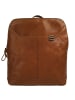 SPIKES & SPARROW Rucksack echt Leder in cognac