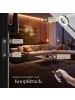 tectake Deckenfluter Auralis 31,5 x 188 cm , schwarz