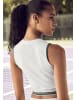 LASCANA ACTIVE Crop-Top in Offwhite